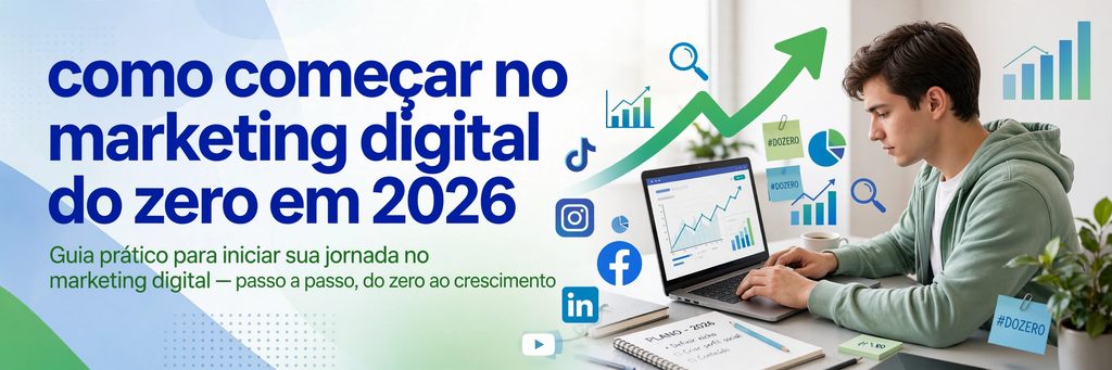 homem trabalhando com marketing digital com notbook